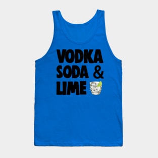 vodka soda lime 3 Tank Top